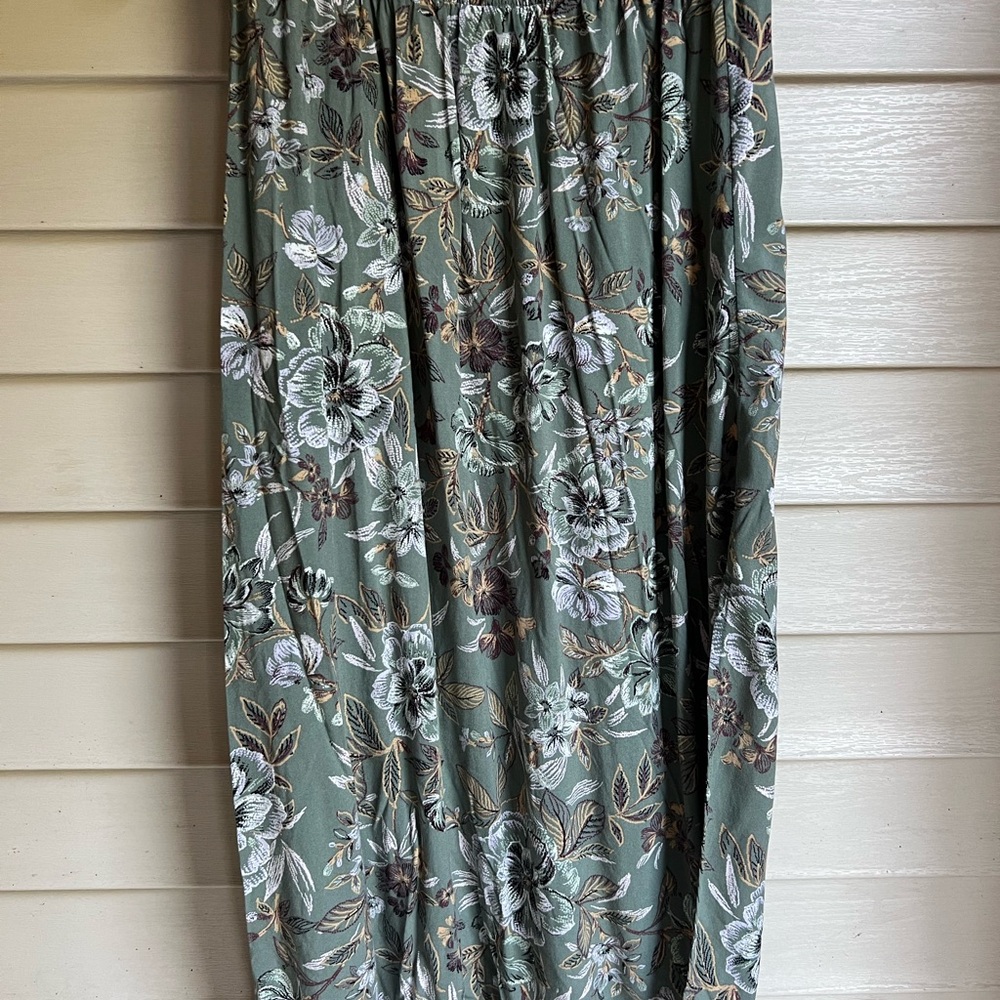Maurice’s Smocked Floral Green Dress Size XXL - Picture 3 of 14